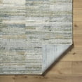 thumbnail image 4 of BoutiqueRugs Yancy Contemporary Runner Rug - Light Gray, Peach, Olive - 2'7" x 7'3" Runner, 4 of 6