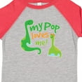 thumbnail image 4 of Inktastic My Pop Loves Me Dinosaur Boys Toddler T-Shirt, 4 of 5