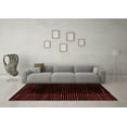 thumbnail image 3 of Ahgly Company Indoor Rectangle Abstract Red Modern Area Rugs, 8' x 12', 3 of 4