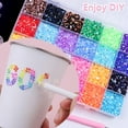 thumbnail image 5 of 8400Pcs Resin Jelly Rhinestones for Crafting Bedazzling, Multicolor 5mm Flatback Gems for Crafts Clothes Tumblers Shoes Nails, Flat Back Mixed Color Bulk Bedazzler Kit of WOVTE, 5 of 7