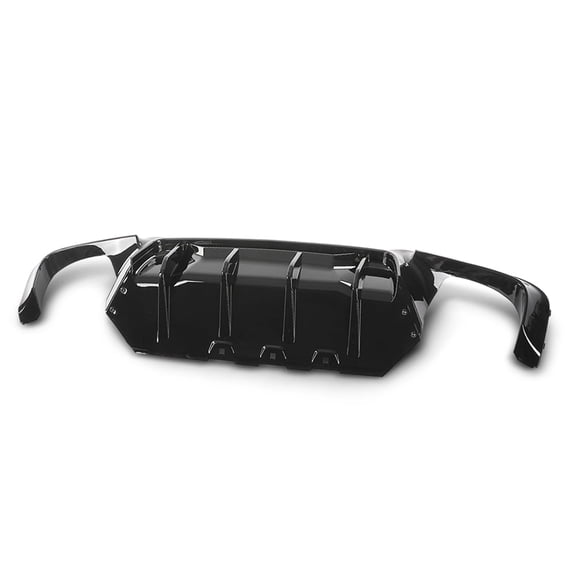 Rear Bumper Diffuser Fit For 2012-2016 BMW F10 5 Series 535i M Sport Gloss Black