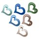 thumbnail image 2 of 6 pinzas acrílicas para el pelo con forma de corazón, herramientas minimalistas para peinar el cabello para mujeres., 2 of 4