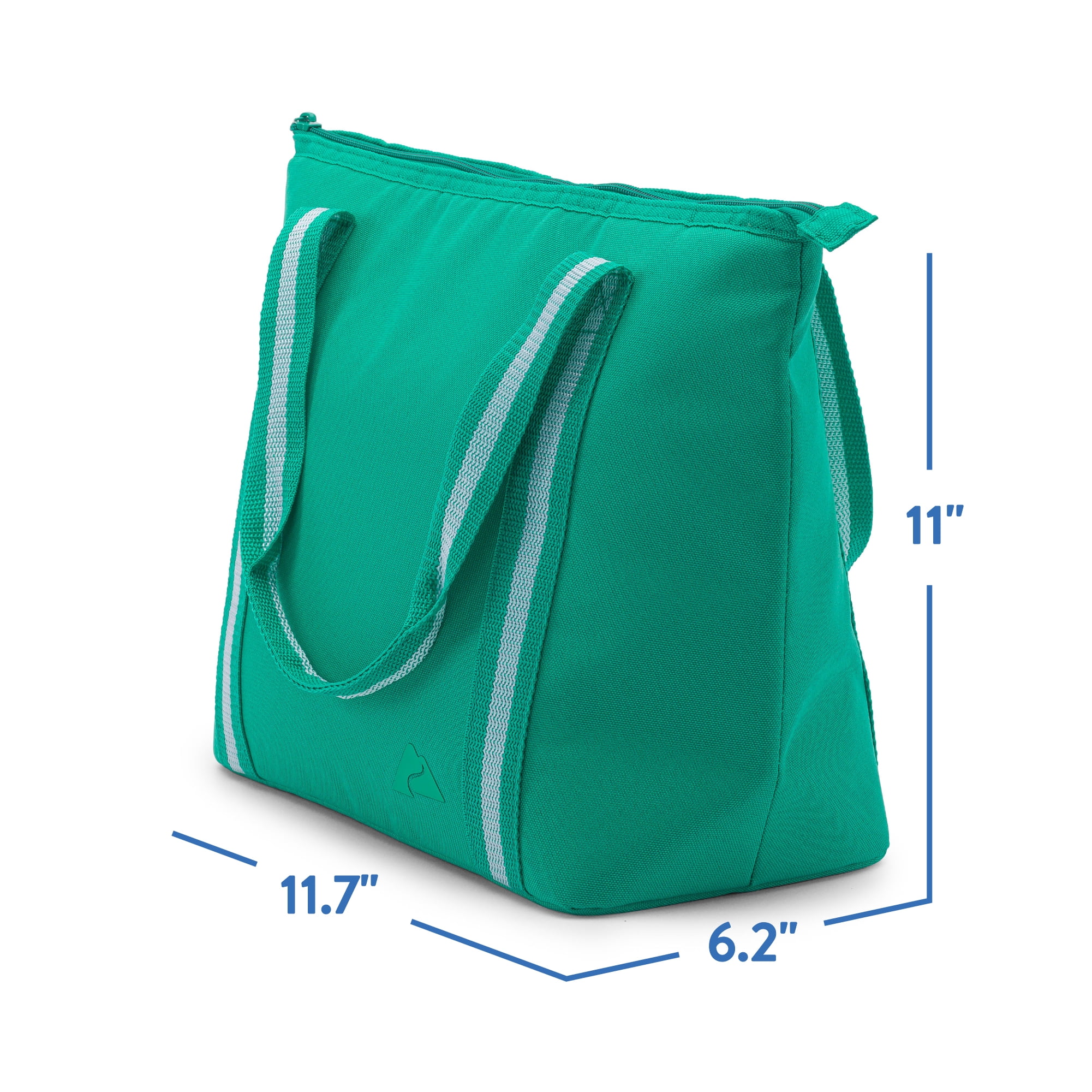 Ozark Trail 12 Can Tote Cooler, Serrano Green, 10.5 Quart Volume Capacity