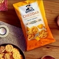 Quaker Rice Crisps – Cheddar Cheese, Gluten Free, 6.06 oz Bag-3pk, With Olive Green Bowl By ValueNest