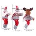 thumbnail image 4 of Advancent Navidad cortina hebilla Tieback Santa Claus muñeco de nieve ciego retención abrazadera ventana decoración Navidad Año Nuevo decoración Kits de decoración para fiestas Muñeco de nieve Advancent HA070331-02, 4 of 6