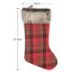 thumbnail image 3 of Calcetines navideños de felpa a cuadros, adornos navideños, colgantes navideños, decoraciones para fiestas, calcetines navideños, bolsa de regalo brillar Electrónica, 3 of 4