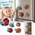 thumbnail image 4 of Kids Diamond Painting Fridge Magnets, Children DIY Diamond Art Kits with Soft Magnetic Backing, Assorted Themes, for Kids Crafts, 4 Pack (2.36 Inch), 4 of 6
