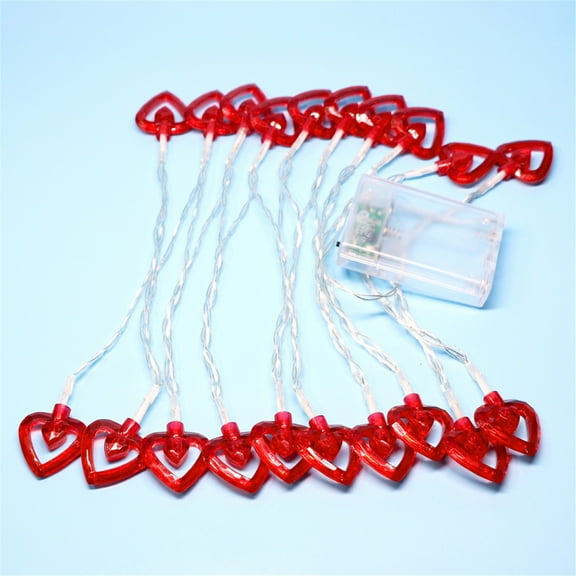 PRETXORVE Valentines Day Decorations, Lantern Valentine's Day Light String Small Lantern Lights