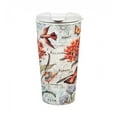 thumbnail image 5 of Evergreen Ceramic Travel Cup w/box, 17 OZ., Botanical Floral with butterflies, 5 of 7