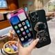 thumbnail image 3 of Funda De Metal De Pintura Fina Esmerilada Para iPhone 14 Plus 13 Mini Pro Max Moda Sin Borde Cubierta Dura De Astronauta, 3 of 4