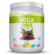 Vega One Organic All-in-One Plant Protein Powder, Mocha, 20g Protein, 12.7oz