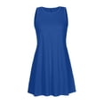 thumbnail image 4 of HAJWOH Summer Dresses for Women Party Dress Casual Sleeveless Sundress Knee Length Dress with Pockets, 4 of 7