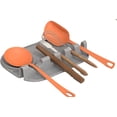thumbnail image 1 of Soporte para cucharas Zhivalor 2 en 1 utensilios de cocina con escurridor, 1 of 5