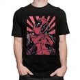 thumbnail image 4 of Camiseta de Deadpool para hombre, camisa de manga corta con estampado de corazón y mano, de algodón, de ajuste Regular, ideal para regalo, 4 of 5