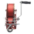 thumbnail image 3 of Manual Winch,3000 Lbs Plating Hand Winch Spray-Moulded Red Coloured Galvanized Nylon Rope Winch ,Outstanding Load Capacity, 3 of 6