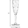 thumbnail image 5 of Barski Crystal Champagne Glasses – Set of 6 European-Made Toasting Flutes, 5.4 oz, Clear, 5 of 5