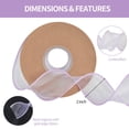 thumbnail image 2 of Cinta Decorativa TONIFUL Organza con Alambre 3.8 cm Morada 9 m, 2 of 6