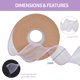 thumbnail image 2 of Cinta Decorativa TONIFUL Organza con Alambre 3.8 cm Morada 9 m, 2 of 6