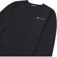 thumbnail image 2 of Champion Crewneck Fleece Sweatshirt for Men's Big and Tall with Script Logo (3XLT, CHARC HTHER) Charcoal Heather, 2 of 7