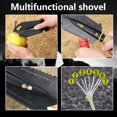 thumbnail image 3 of Flmtop Lightweight Shovel Multi-use Backpacking Trowel Ruler Flat Screwdriver Hexagon Wrench Camping Hiking Gardening Survival Multitool with Carrying Pouch, 3 of 7