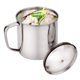 thumbnail image 5 of 1PCS 200/380ML Stainless Steel Camping Mug Cup Coffee Tea Handle Cups Indoor/Outdoor Kitchen Drinking Supplies, 5 of 8