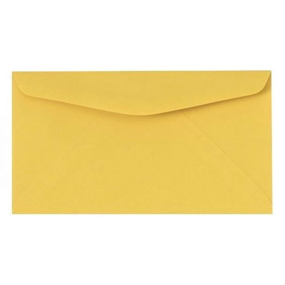 #6 3/4 Reply Business Envelopes Envelopes - 50 Per Pack (Goldenrod)