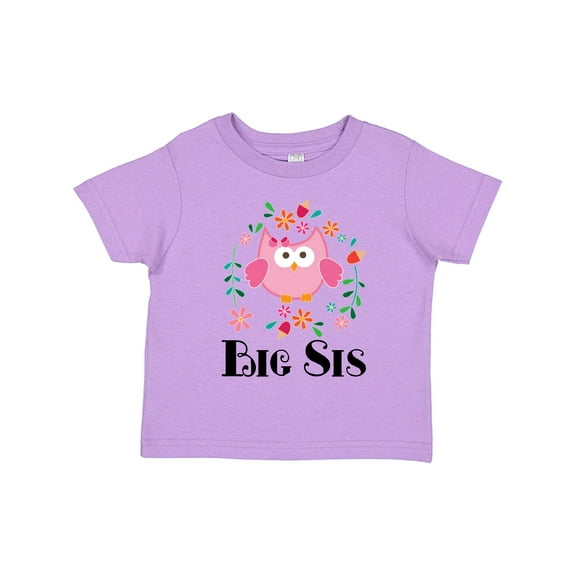 Inktastic Big Sis Girls Sister Announcement Girls Toddler T-Shirt
