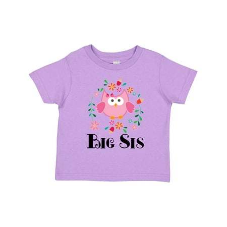 

Inktastic Big Sis Girls Sister Announcement Girls Toddler T-Shirt