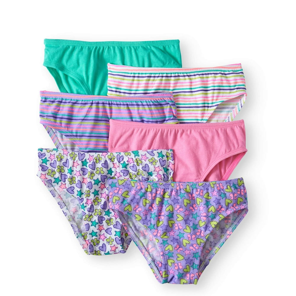 Garanimals Garanimals Cotton Hipster Panty Panties, 6Pack (Toddler
