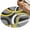 Yellow, variant on 3ft Round Rug Turquoise Geometric Area Rugs for Living Room Bedroom Washable Non Slip Circle Rug Grey Classic Abstract Lines Striped Indoor Floor Carpet for Kitchen Entryway Office Dining Room
