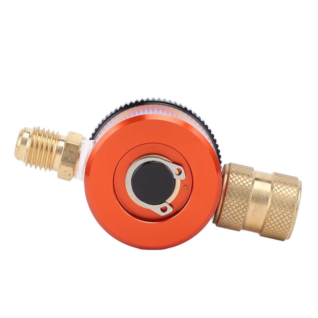 Régulateur de Purge d'Azote, Outil de Purge d'Azote Laiton Rouge Compact Efficace pour Entretien du Système AC