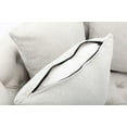 thumbnail image 5 of CAROCC Modern Akili Swivel Accent Chair Barrel Chair for Hotel Living Room Modern leisure Chair Beige Fabric, 5 of 6