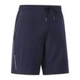 thumbnail image 6 of Domuza Mens Quick Dry Athletic Shorts Breathable Workout Training Shorts with Zipper Pockets Elastic Drawstring Waist Casual Beach Shorts Navy S, 6 of 6