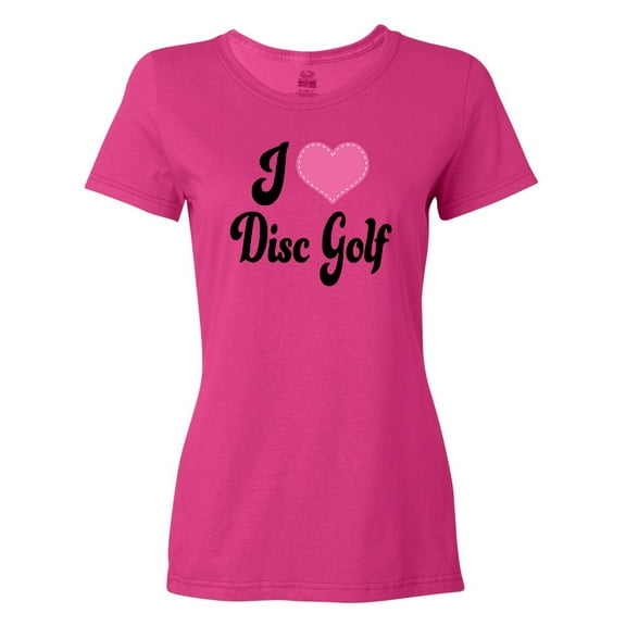 Inktastic I Love Disc Golf Women's T-Shirt