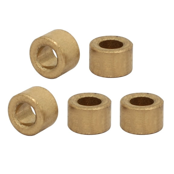 5mm x 9mm x 6mm Self-lubricating Bushing Sleeve Brass Bearings 5Pcs