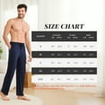 thumbnail image 2 of Vulcanodon Mens Pajama Pants Cotton Lightweight Sleep Lounge Pants PJ Bottoms with Pockets and Button Fly, 2 of 2