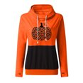 thumbnail image 4 of Sudadera Para Mujer Sudaderas de Cuello Redondo Estampado de Moda Jersey de Cuello Redondo Tops Blusa de Manga Larga Con Capucha Sudadera Odeerbi  ODB131504, 4 of 5