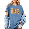 thumbnail image 3 of Fall Mama Nana Gigi Grandma Shirt for Women Floral Leopard, Gigi - Blue Jean Shirt, M, 3 of 8