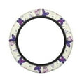 thumbnail image 7 of ZUXONGSY Purple Butterfly Golf Cart Steering Wheel Cover Car Interior Accessories Stretchable Club Car Steering Wheel Cover Comfortable Auto Wheel Cover Fit for Most Golf Cars Club Car, 7 of 7
