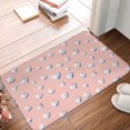 thumbnail image 2 of Non Slip Door Mat, shining heart Fast Drying Bath Tub Mats, Absorbent Bathroom Rugs Entrance Welcome Mat, Bath MatS for Tub, Floor, Home, Kitchen, Hotel,16x24in, 2 of 6