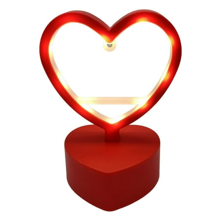 

Fogcroll LED Night Lamp Love Heart Night Light Flicker Free Non-Glaring Eye Protection Battery-operated Round Heart DIY Night Lamp Table LED Light Decor Home Supplies
