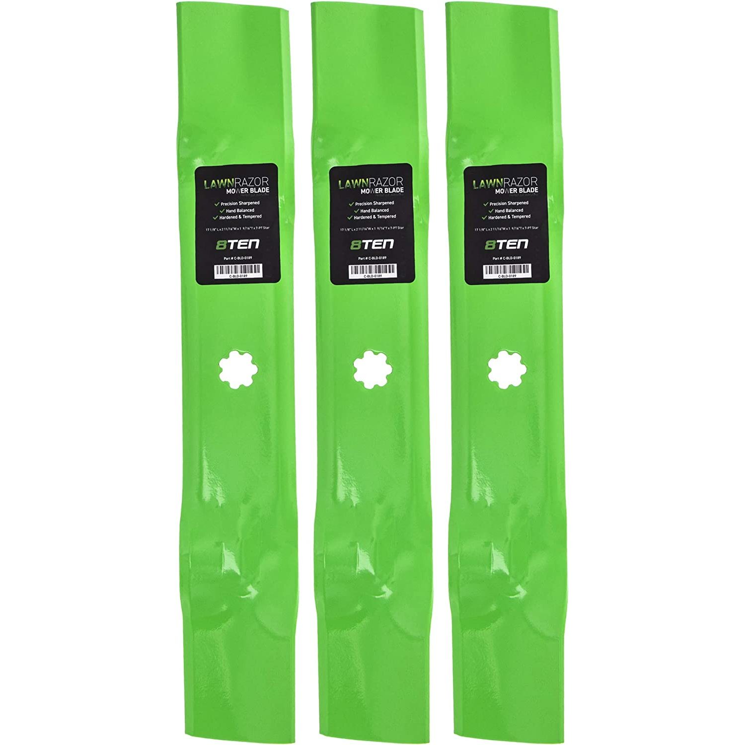 LawnRAZOR Hi Lift Blade for John Deere 48 inch Deck LA140 LA145 LA165