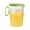 Green, variant on Clearance! Kbndieu Pitcher with Lid, Shatterproof Plastic Water Pitcher for Making Teas and Juices, Iced Tea Pitcher for Fridge (1.8L, Orange)