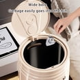 thumbnail image 6 of HannLk Portable Wheeled Waste Basket Generous Lid Operations Space Efficient, 6 of 15