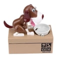 thumbnail image 1 of Hucha automatizada para perros hucha bonita y creativa encantadora para niños (blanco marrón) JShteea Libre de BPA, 1 of 9