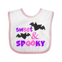 Inktastic Sweet and Spooky Cute Heart Bats Boys or Girls Baby Bib