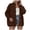 Yellow, variant on Towmus Fall Outfits for Women 2025 Fashion Clothes Winter Waffle Knit Clothing Oversized Button Down Shirt