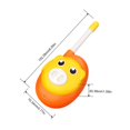 thumbnail image 1 of Rb616 Walkie Talkie para niños, estilo de dibujos animados, juguetes fáciles de usar para niños pequeños y niñas, regalo para fiestas de interior al aire libre de 3 a 12 años (1 par) naranja, azul Ba, 1 of 2