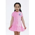 thumbnail image 2 of Disney Minnie Mouse Little Girls' Hooded Swimwear Cover-Up Blush Pink Minnie, 2 of 6