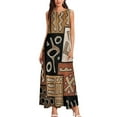 thumbnail image 2 of African ethnic print Long Dress elegant dress women's summer clothing 2025 dresses korean style Dress, 2 of 6